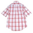 画像3: 90's~【ほぼ未使用】【USA製】ビンテージ【Bullock & Jones】【白×赤チェック】【半袖BDシャツ】ボタンダウン【Mサイズ程度】 (3)