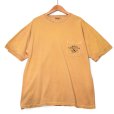 画像2: 90's~ ビンテージ【エディーバウアー】【Eddie Bauer】【ポケットTシャツ】【胸ポケット】【黄色】【サイズL】 (2)