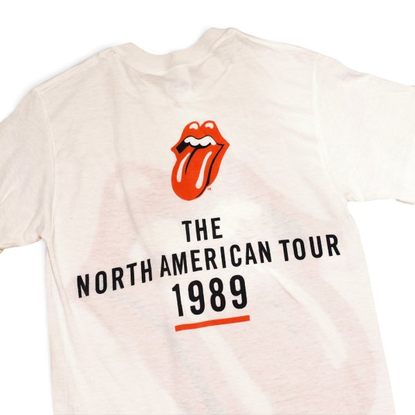画像4:  【80's】【ビンテージ】【USA製】【ローリング・ストーンズ】【The Rolling Stones】【Tシャツ】【NORTH AMERICAN TOUR 1989】【M】