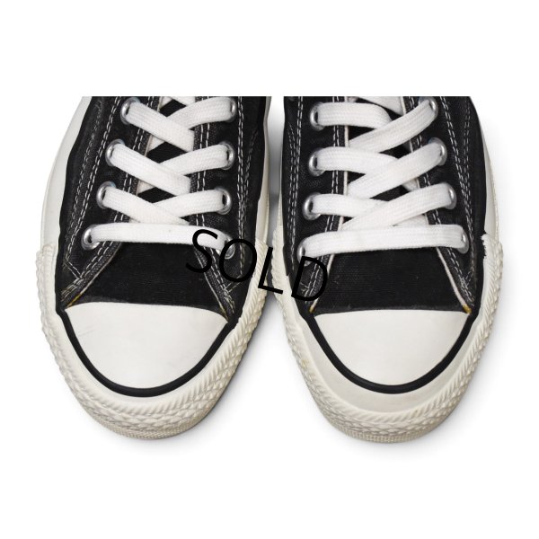 画像4: 【80's】ビンテージ【USA製】サイド当て布付き【コンバース】黒【CONVERSE】【チャックテイラー】【オールスター】US6 約24.5cm