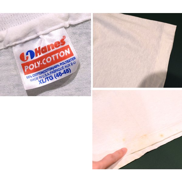 画像2: 【デッドストック】90's【USA製】【ビンテージ】ヘインズ【hanes】【WALK America】白【Ｔシャツ】【サイズXL】 