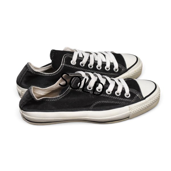 画像3: 【80's】ビンテージ【USA製】サイド当て布付き【コンバース】黒【CONVERSE】【チャックテイラー】【オールスター】US6 約24.5cm
