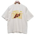 画像3: 90's~【ほぼ未使用】ビンテージ【FRUIT OF THE LOOM】フルーツオブザルーム【UNITY IN DIVERSITY】【Tシャツ】【クリーム】シングルステッチ【XL】 (3)