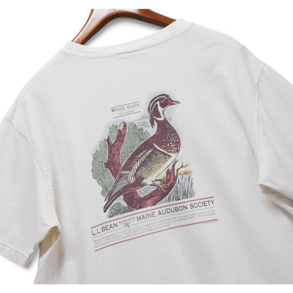 画像1: 【90’s】【ビンテージ】【USA製】【L.L.Bean】【WOOD DUCK】ウッドダック【Tシャツ】【白】【XL】