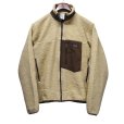 画像1: 【パタゴニア】【patagonia】【レトロX】クラシックレトロ【フリースジャケット】【ベージュ×茶】【M】<br> (1)