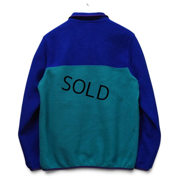 画像4: 【パタゴニア】【patagonia】【シンチラ】【スナップT】【フリースジャケット】【青×エメラルド】【サイズL】 