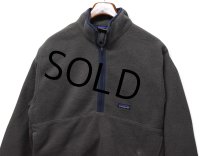 【パタゴニア】【patagonia】【シンチラ】【ハーフジップ】【フリースジャケット】【グレー】【サイズL】 