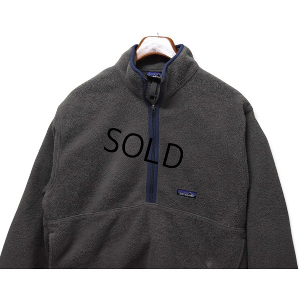 画像1: 【パタゴニア】【patagonia】【シンチラ】【ハーフジップ】【フリースジャケット】【グレー】【サイズL】 