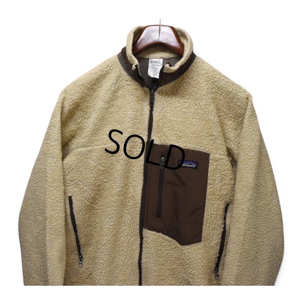 画像3: 【パタゴニア】【patagonia】【レトロX】クラシックレトロ【フリースジャケット】【ベージュ×茶】【M】 