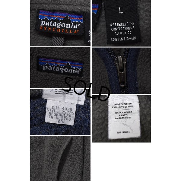 画像2: 【パタゴニア】【patagonia】【シンチラ】【ハーフジップ】【フリースジャケット】【グレー】【サイズL】 