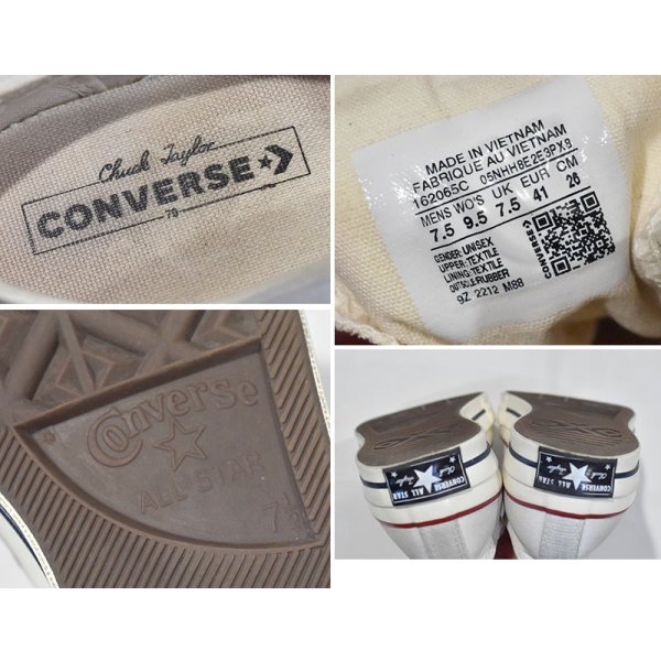 画像2: 【コンバース】【CONVERSE】【ALL STAR】【CT70】【白】【ローカットスニーカー】US 7 1/2【26cm】