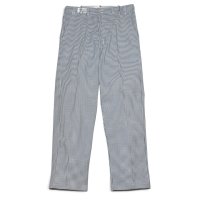 程度良好【USA製】ビンテージ【BEST】【白×黒】【ハウンドトゥース柄】【千鳥格子】【ポリコットンパンツ】【W33】
