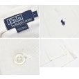 画像2: 【90’s】ビンテージ【ラルフローレン】【Ralph Lauren】【白×紺】【胸ポケット】【ポニーマーク】【半袖ポロシャツ】【サイズL】 (2)