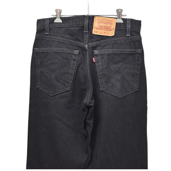 画像5: 【90’s】【ビンテージ】【USA製】【リーバイス】【Levi’s】【550】後染め【ブラック】【デニムパンツ】【W32】 