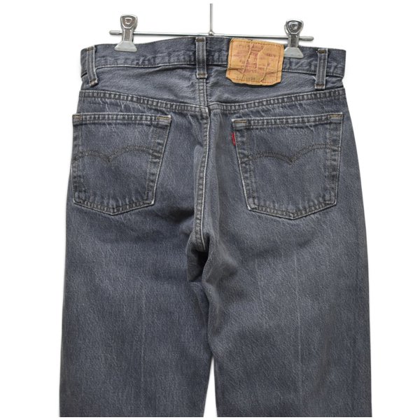 画像4: ビンテージ【80’s】【USA製】【リーバイス】【Levi’s】【501】【先染めブラック】【デニムパンツ】ブラックデニム【W31】 