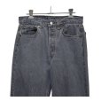 画像1: ビンテージ【80’s】【USA製】【リーバイス】【Levi’s】【501】【先染めブラック】【デニムパンツ】ブラックデニム【W31】<br> (1)