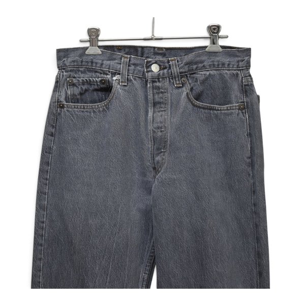 画像1: ビンテージ【80’s】【USA製】【リーバイス】【Levi’s】【501】【先染めブラック】【デニムパンツ】ブラックデニム【W31】 