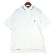 画像1: 【90’s】ビンテージ【ラルフローレン】【Ralph Lauren】【白×紺】【胸ポケット】【ポニーマーク】【半袖ポロシャツ】【サイズL】 (1)