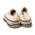 画像7: 程度良好!!【80’s】【ビンテージ】【USA製】【コンバース】【Converse】【オールスター】【チャックテイラー】サイド当て布付き【サイドステッチ】【白】【US6】約24.5cm<br> (7)