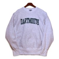 程度良好!!【90’s】【ビンテージ】【USA製】【リー】【Lee】【DARTMOUTH】ダートマス大学【カレッジ】【スウェット】リバースウィーブ【グレー】【サイズL】 