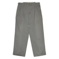 【ビンテージ】【DOCKERS】ドッカーズ【モスグリーン】緑【コットンパンツ】2タック【34ｘ30】 