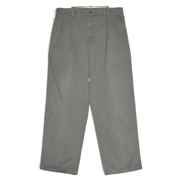 画像1: 【ビンテージ】【DOCKERS】ドッカーズ【モスグリーン】緑【コットンパンツ】2タック【34ｘ30】 