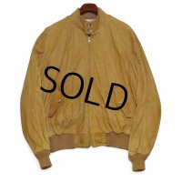 【90’s】【ビンテージ】【USA製】【ブルックスブラザーズ】【Brooks Brothers】【スエードブルゾン】【ライトブラウン】【サイズ46L】