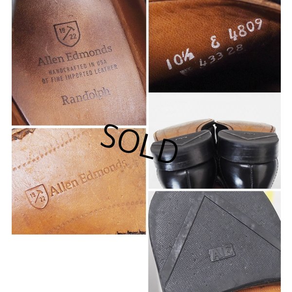 画像2: ビンテージ【USA製】【アレンエドモンズ】【Allen Edmonds】【Randolph】【レザー】【ペニーローファー】【黒】【10 1/2 E】