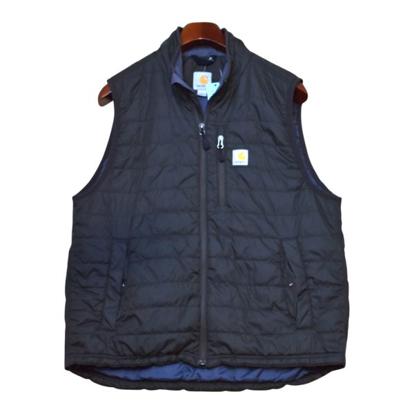 画像3: 程度良好【カーハート】【Carhartt】【チャコールグレー】【中綿入りベスト】ダウンベスト【サイズL】 