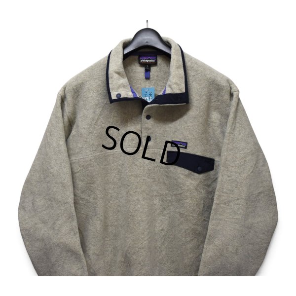 画像1: 【パタゴニア】【Patagonia】【Synchilla】シンチラ【スナップT】【フリース】【ナチュラル】オートミール【サイズM】 