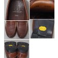 画像2: 【アレンエドモンズ】【Allen Edmonds】【Duke】【ブラウン】型押し【ペニーローファー】コインローファー【サイズ10 1/2】【Vibramソール】<br> (2)