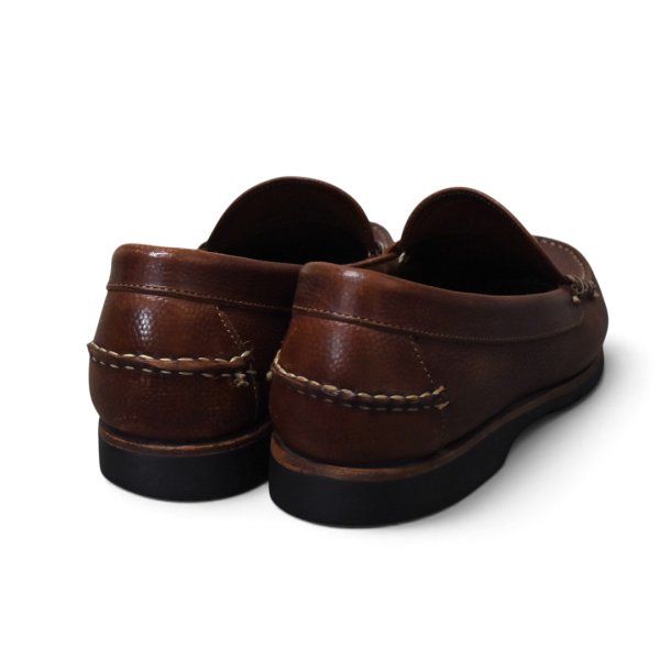 画像6: 【アレンエドモンズ】【Allen Edmonds】【Duke】【ブラウン】型押し【ペニーローファー】コインローファー【サイズ10 1/2】【Vibramソール】 