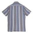 画像3: ビンテージ【ピエールカルダン】【pierre cardin】【ベージュ×青】【チェック】【半袖シャツ】【サイズS】 (3)