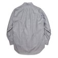 画像3: 【90’s】【ビンテージ】【ラルフローレン】【Ralph Lauren】【CLASSIC FIT】シャンブレー【ボタンダウンシャツ】【グレー】【サイズM】<br> (3)