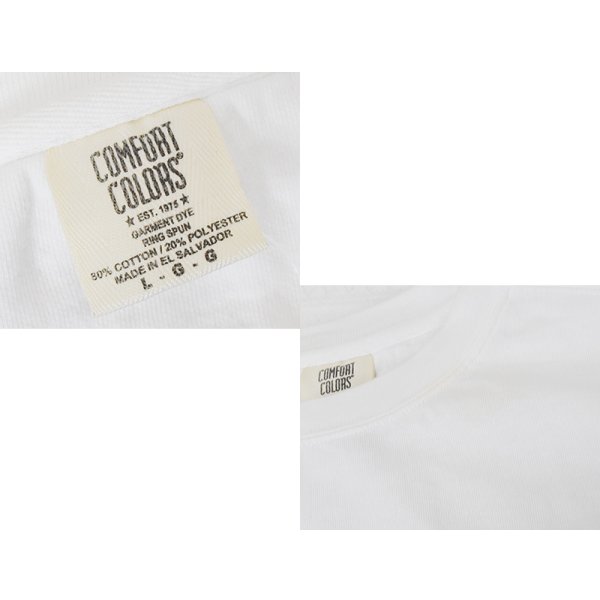 画像2: ビンテージ【COMFORT COLORS】【HAMPTON BAYS】【テニス】プリント【スウェット】【白】【サイズL】