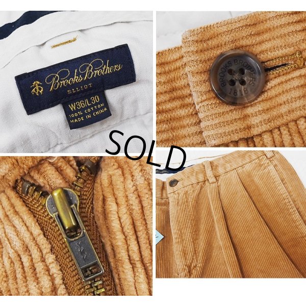 画像2: 【90’s】ビンテージ【ブルックスブラザーズ】【Brooks Brothers】【エリオット】【コーデュロイパンツ】【ブラウン】【W36】