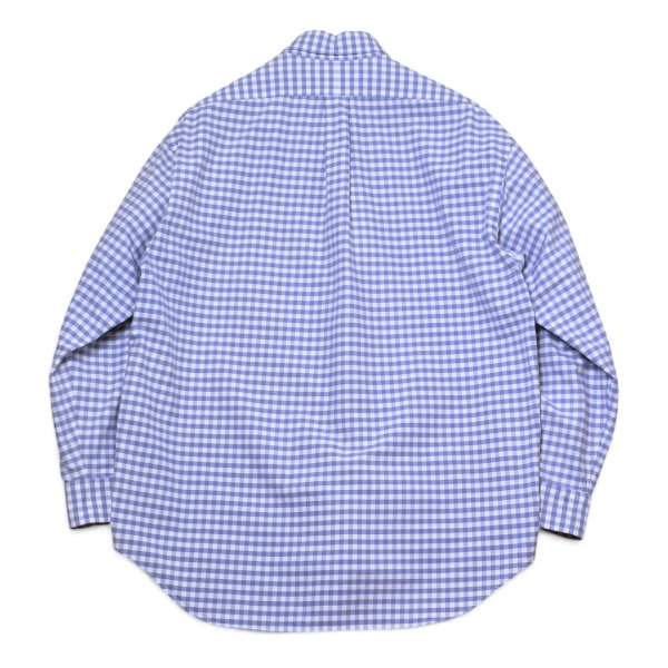 画像4: 【90’s】ビンテージ【ラルフローレン】【Ralph Lauren】【BIG SHIRT】【青×白】【ギンガムチェック】【ボタンダウンシャツ】【サイズM】<br
