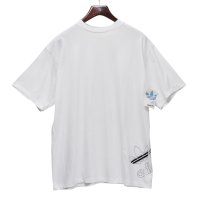 【デッドストック】90's【USA製】【アディダス】【adidas】【トレフォイルロゴ】シングルステッチ【Tシャツ】【白】【サイズXL】