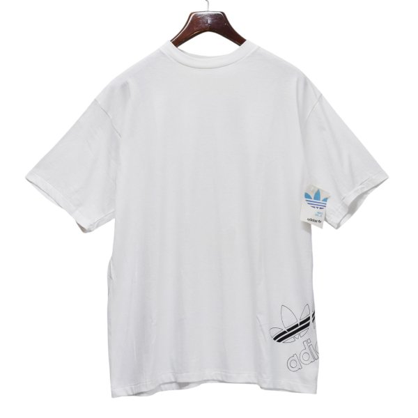 画像1: 【デッドストック】90's【USA製】【アディダス】【adidas】【トレフォイルロゴ】シングルステッチ【Tシャツ】【白】【サイズXL】