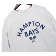 画像3: ビンテージ【COMFORT COLORS】【HAMPTON BAYS】【テニス】プリント【スウェット】【白】【サイズL】 (3)