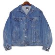画像1: 【90’s】【ビンテージ】【USA製】【リー】【Lee】【RIVETED】【デニムジャケット】Gジャン【Lサイズ程度】 (1)