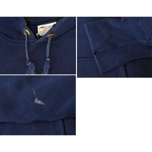 画像3: 【80’s】【ビンテージ】【USA製】【チャンピオン】【Champion】リバースウィーブ【REVERSE WEAVE】【VILLANOVA】【カレッジ】【パーカー】ネイビー【サイズM】 