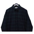 画像3: 【ほぼ未使用】90's【USA製】ビンテージ【エルエルビーン】【L.L.Bean】【ブラックウォッチ】紺×緑【フランネルシャツ】薄手ネルシャツ【サイズM TALL】<br> (3)