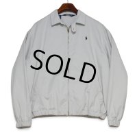ビンテージ 90's【ラルフローレン】【Polo Ralph Lauren】【コットンブルゾン】【スイングトップ】【オフホワイト】【サイズM】