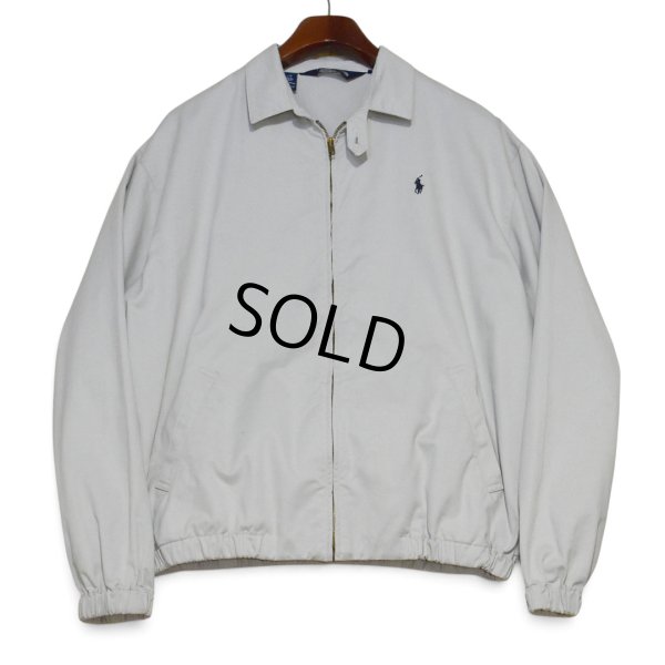 画像1: ビンテージ 90's【ラルフローレン】【Polo Ralph Lauren】【コットンブルゾン】【スイングトップ】【オフホワイト】【サイズM】