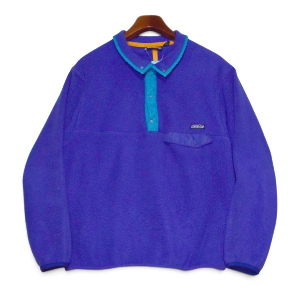 画像1: 【90’s】【ビンテージ】【USA製】【パタゴニア】【Patagonia】【フリーススナップT】【青×緑】【サイズL】