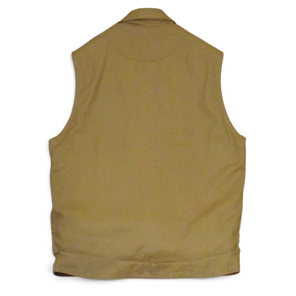 画像3: 【90’s】【ビンテージ】【USA製】【KAVU】【フルジップベスト】【ベージュ】【裏起毛】【サイズS】