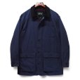 画像1: ORVIS【オービス】ビンテージ【紺ｘ襟コーデュロイ】裏地赤チェック【コットンジャケット】【サイズＭ】<br> (1)