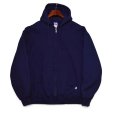 画像1: 【90’s】【ビンテージ】【USA製】【ラッセル】【Russell】【フルジップパーカー】【紺】ネイビー【サイズL】<br> (1)