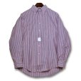 画像1: 【未使用】80’s~【USA製】ビンテージ【エルエルビーン】【L.L.Bean】【ピンク×白】【ストライプ】【ボタンダウンシャツ】【15 1/2-34】<br> (1)